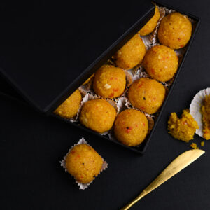 Ghee Motichur Laddu Plate