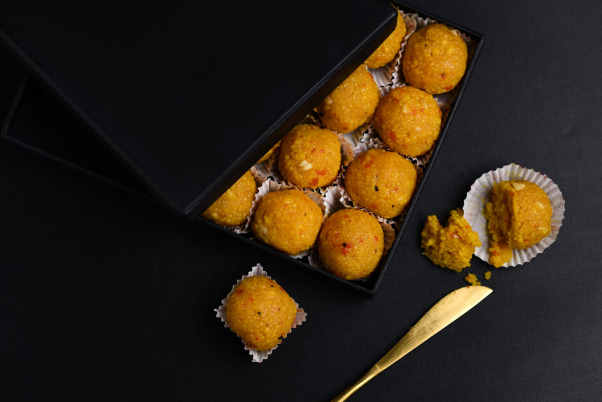 Ghee Motichur Laddu Plate Ghee Motichur Laddu Plate