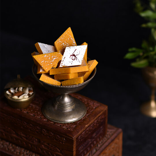 Kesar Kaju Katli