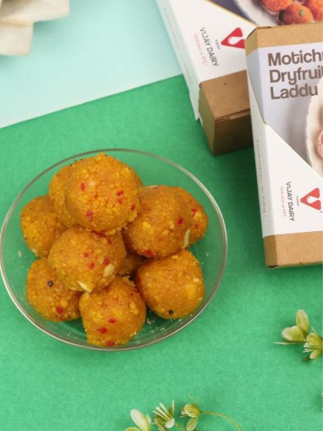 Motichur Dryfruit Laddu Meets Shik Shak Shok: A Culinary Delight