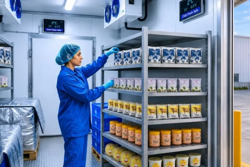 How to Maintain Dairy Product Freshness in Summer Dairy Products arrangements in Cold Storage