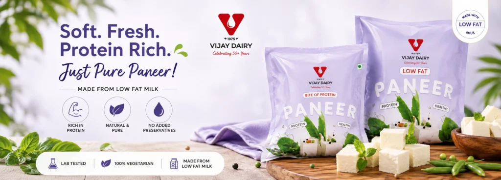 Soft & Fresh Paneer by Vijay Dairy