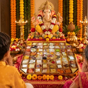Celebrate Ganesh Chaturthi with a Sacred Offering of Chappan Bhog (1) Chappan Bhog