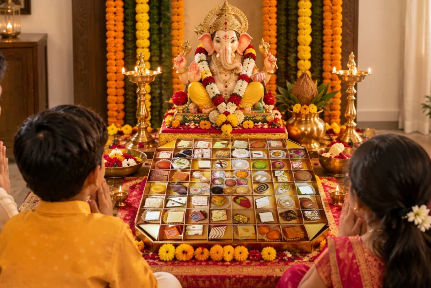 Celebrate Ganesh Chaturthi with a Sacred Offering of Chappan Bhog (1) Chappan Bhog